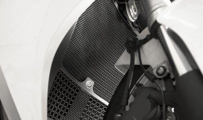 Protection de radiateur noire R&G Racing Honda VFR 1200 DCT 10-16