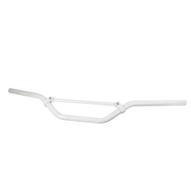 Guidon Cross alu Ø22mm blanc