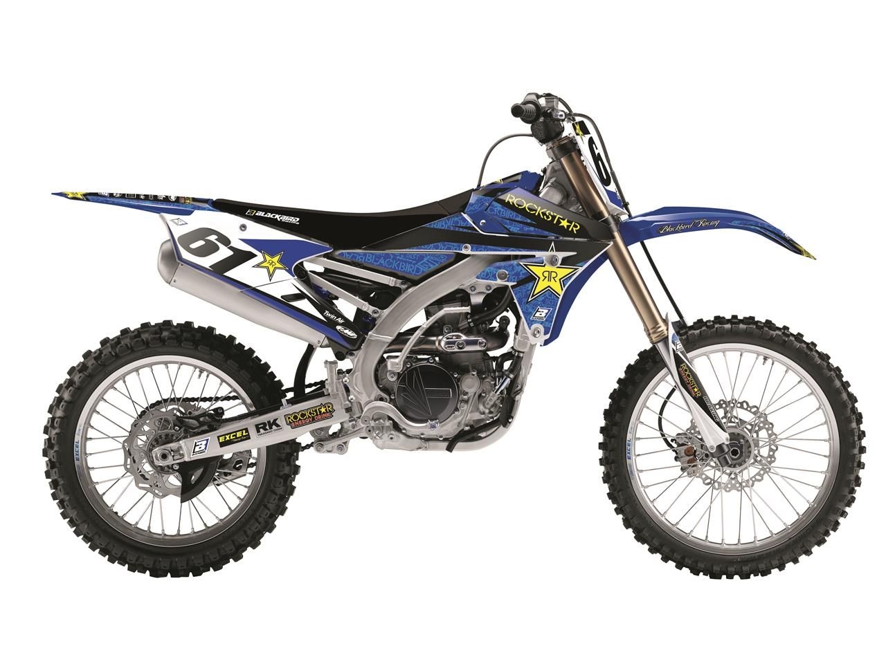 Kit déco BlackBird Factory Rockstar Energy Yamaha 250 YZ-F 14-17