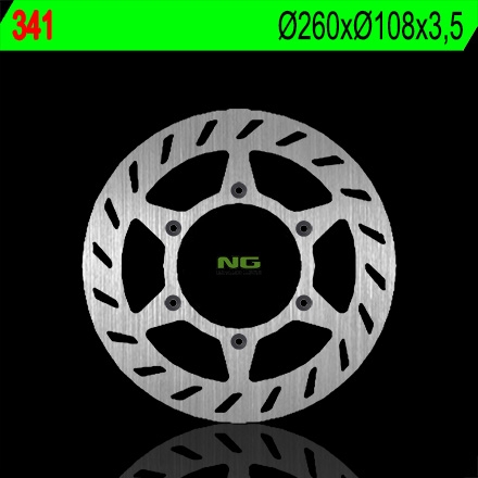 Disque de frein NG Brake Disc D.260 avant gauche - 341