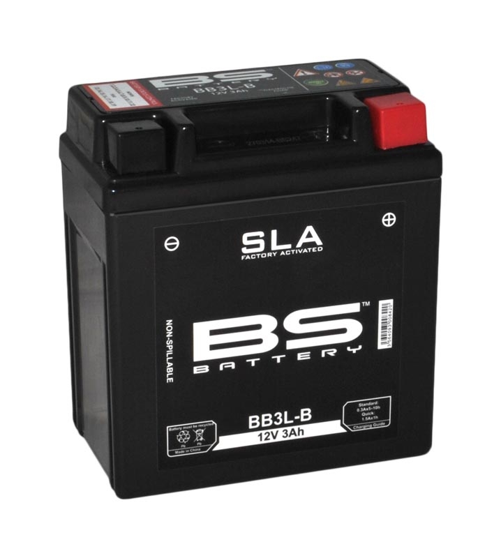 Batterie BS BB3L-B sans entretien activée usine