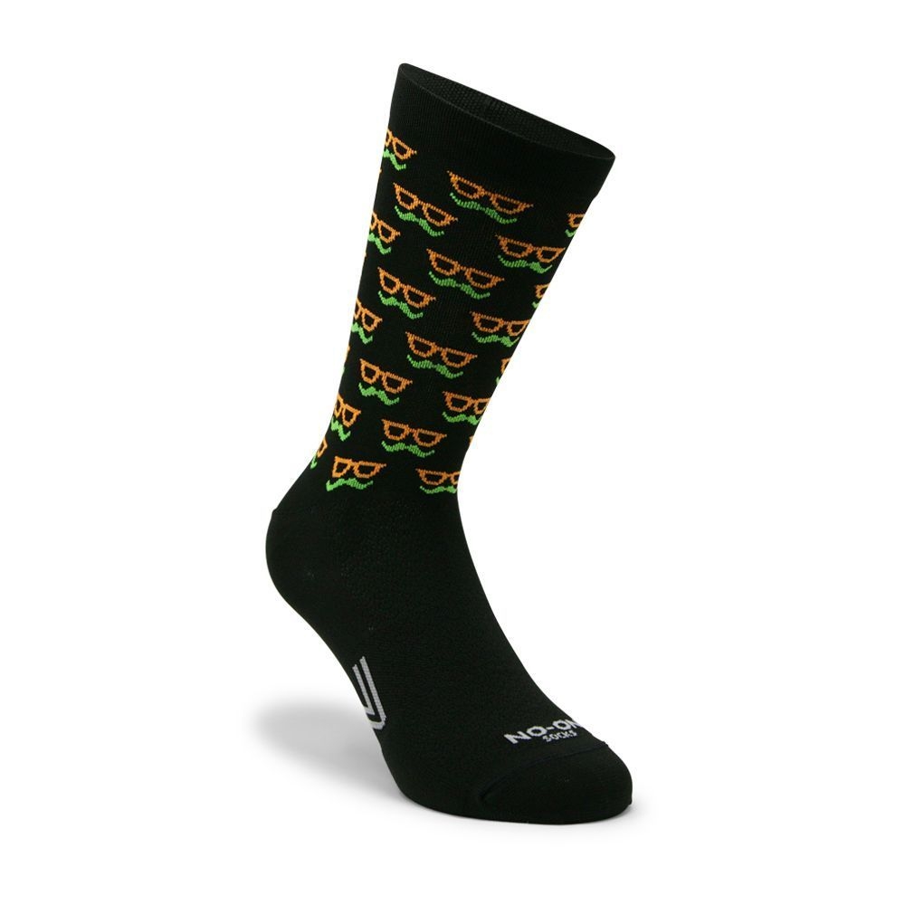 Chaussettes Sixs No-On moustache - 38-42