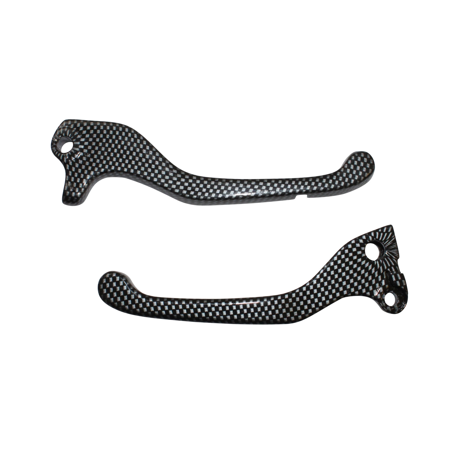 Paire leviers de freins adaptable pour Booster Spirit 99-03 - Carbone