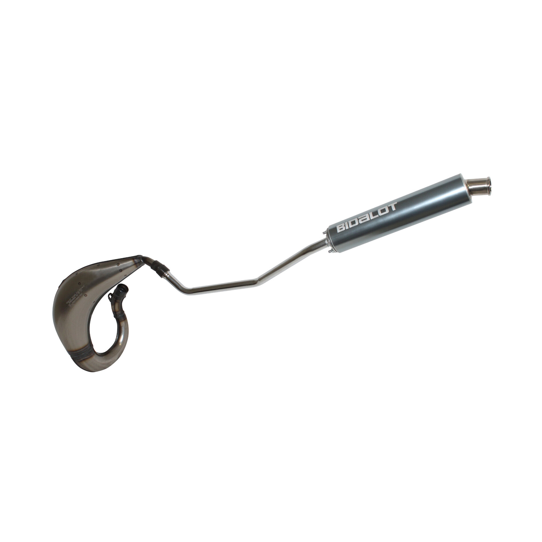 Pot Bidalot MXR passage haut verni Derbi Senda silencieux Gunmetal