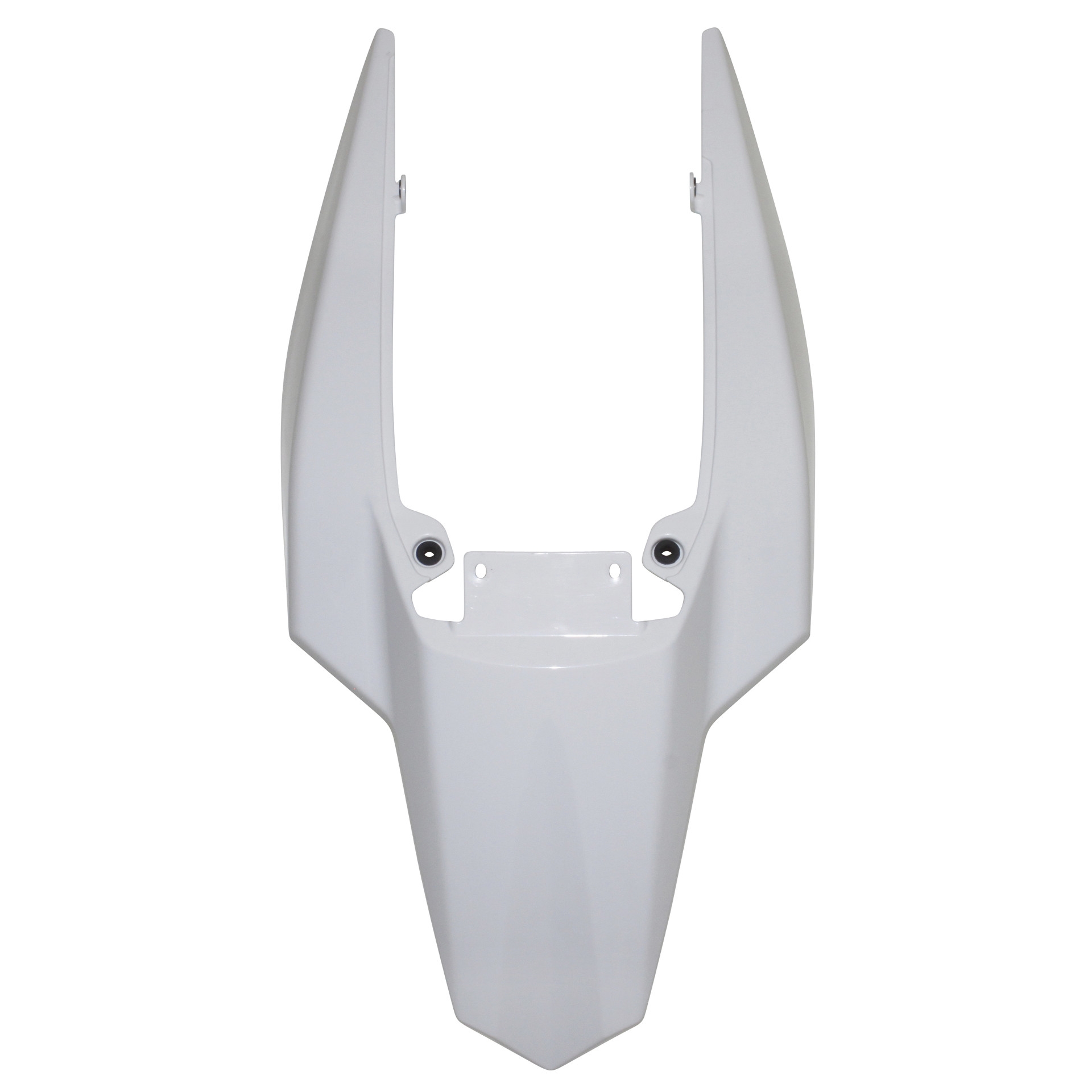 Coque arrière 1Tek Origine monocoque blanc brillant Derbi Senda DRD 20