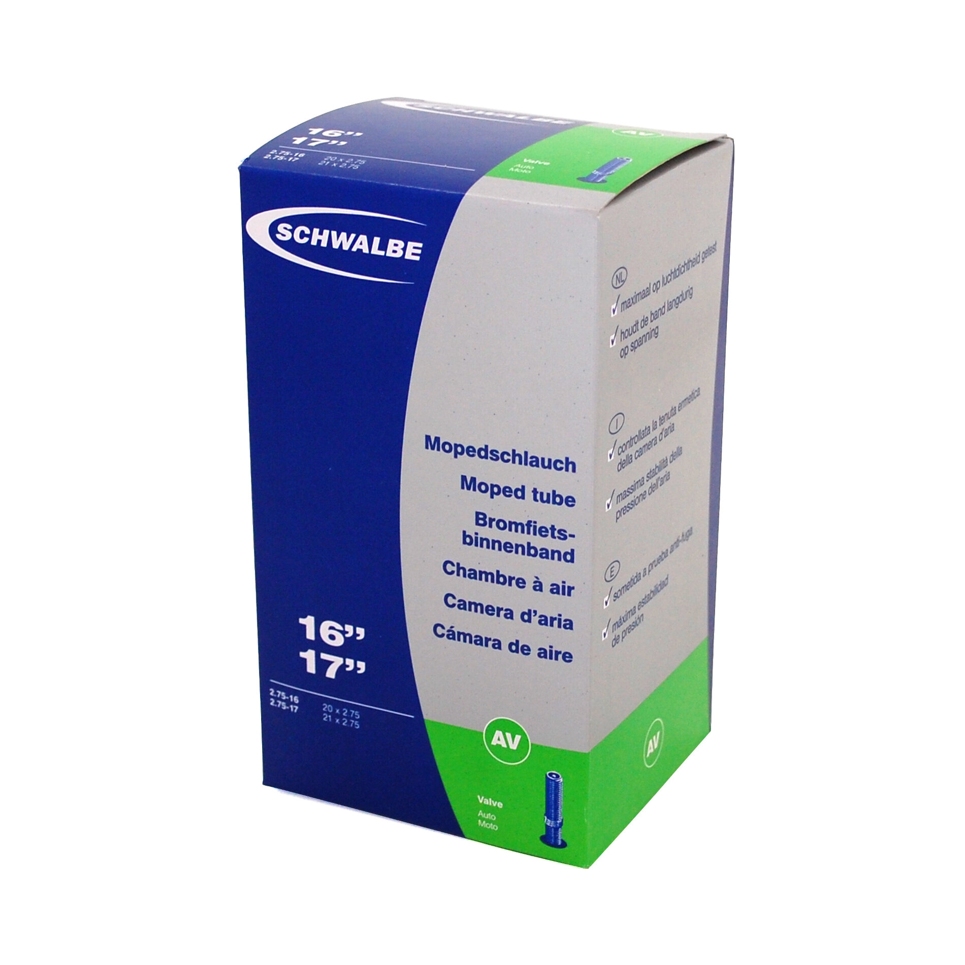Chambre à air 16'' et 17'' schwalbe reinf standard