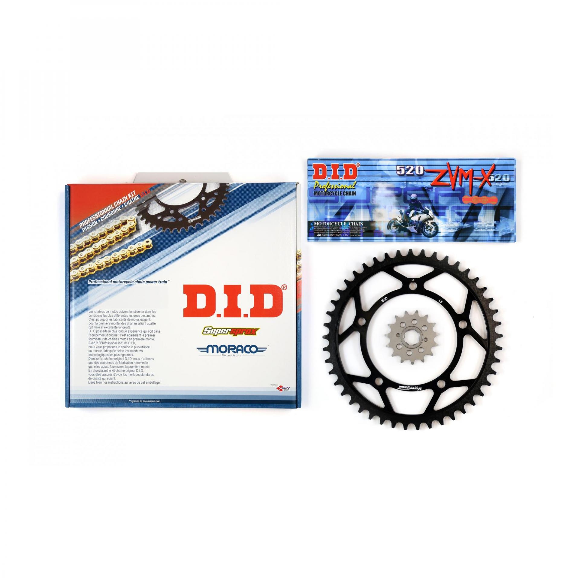 Kit chaîne DID acier Cpi 50 SM 06-
