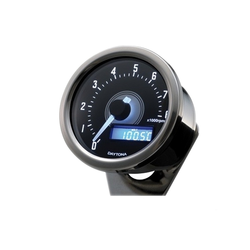 Compte-tours Daytona Velona 8000 trs/mn chromé