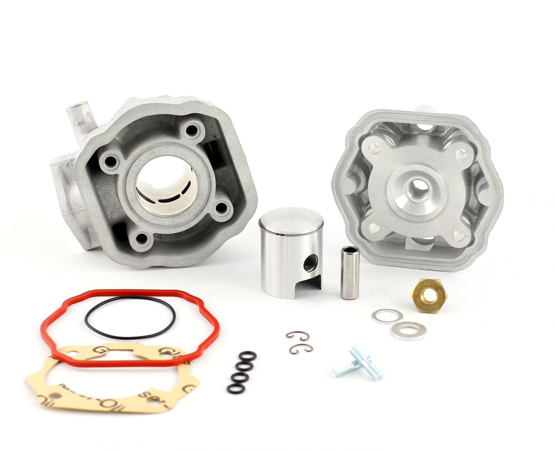 Cylindre Culasse D.39,9 Barikit Aluminium Derbi Euro 2 LC 50cc