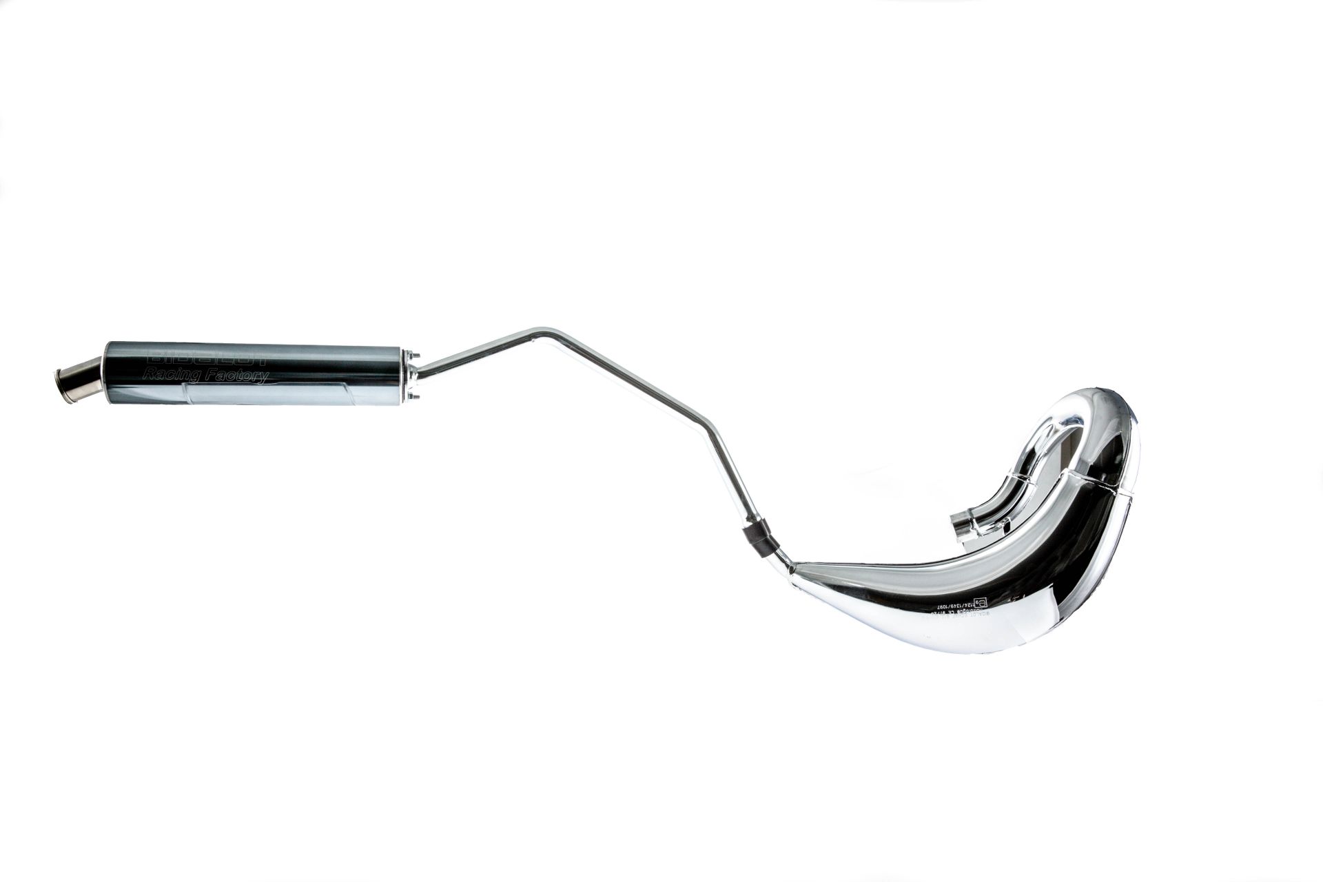 Pot Bidalot MXR chromé XP6 Rieju RR MRX SMX silencieux Gunmetal
