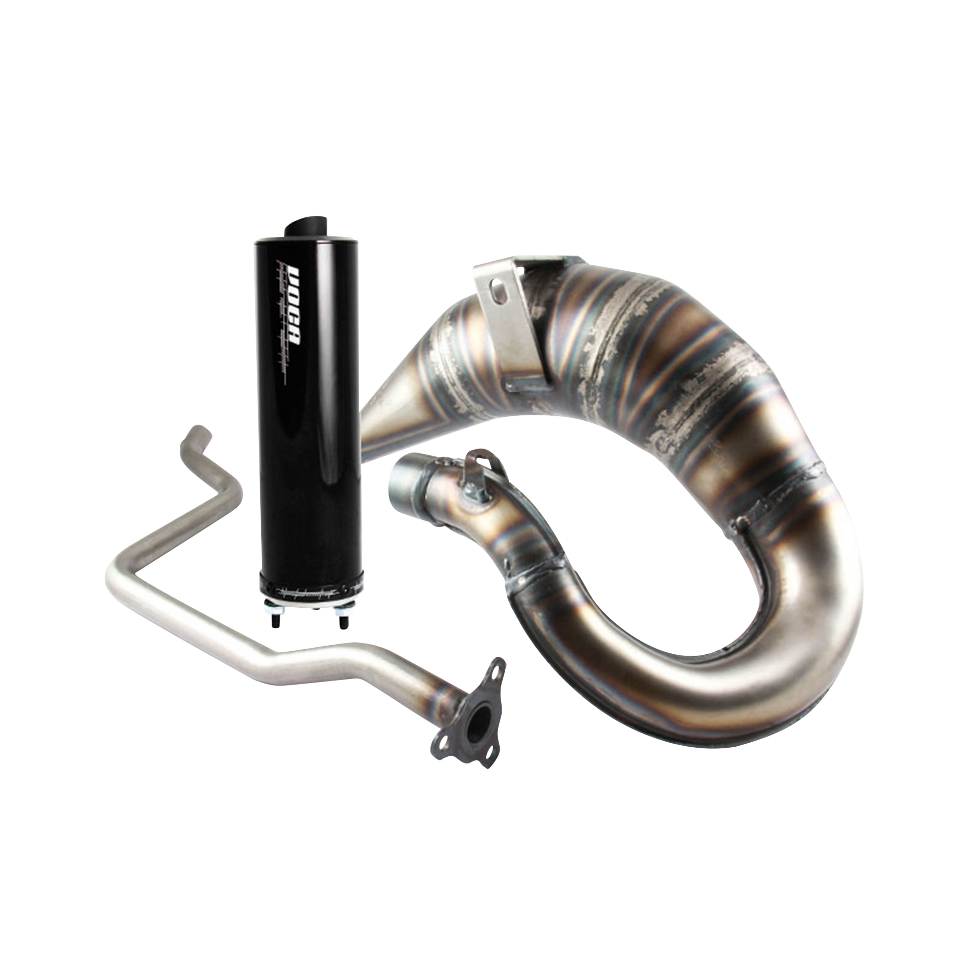 Pot déchappement VOCA Cross Rookie 50/70cc alu noir DT50/X-Limit