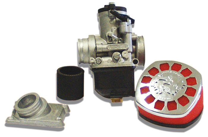 Kit carburateur Malossi PHBH D.26 complet montage souple Derbi Senda
