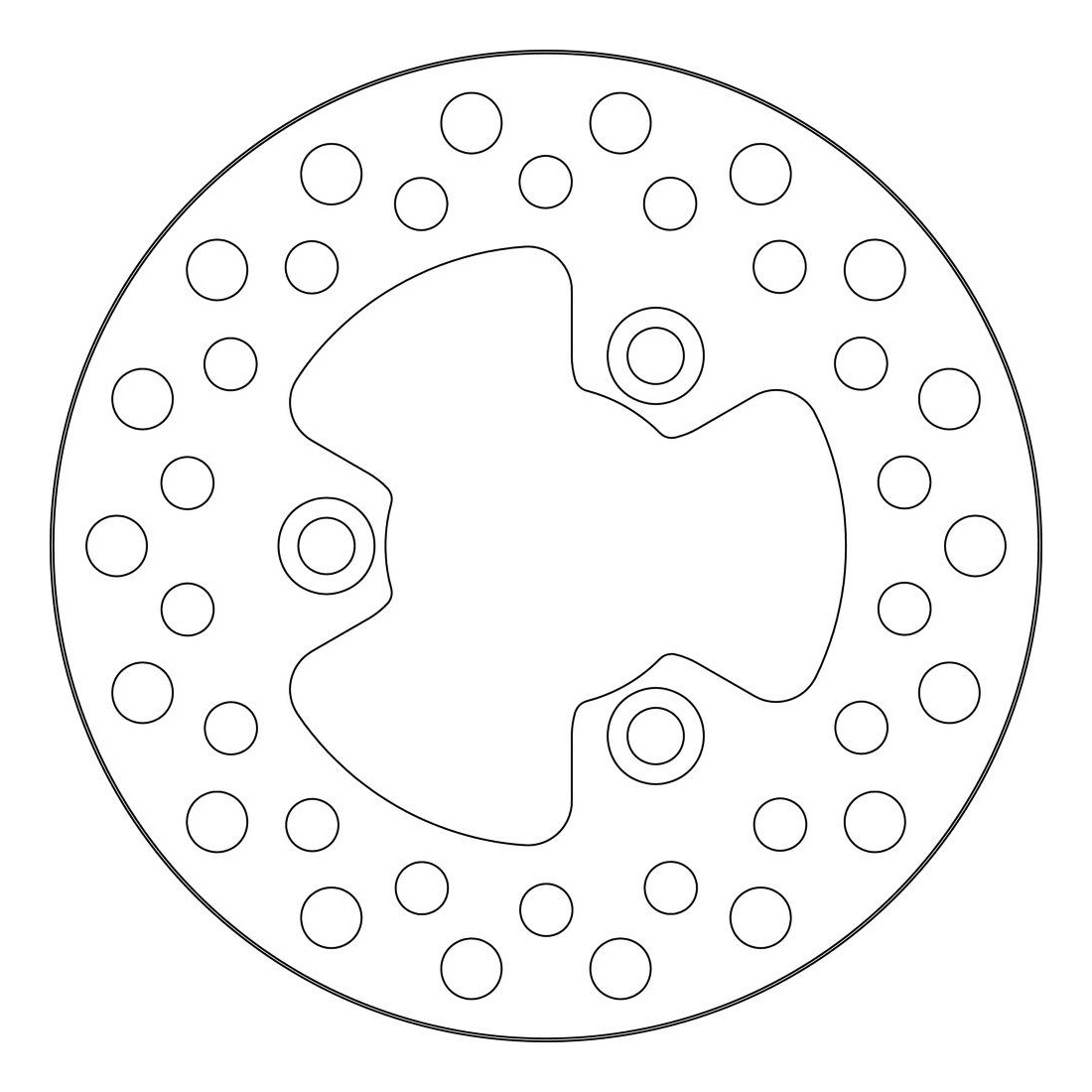 Disque de frein avant SBS 5176