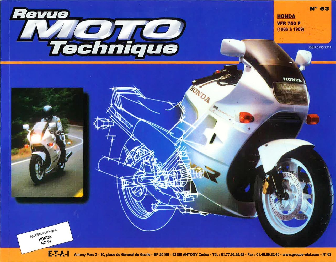 Revue Moto Technique 63.2 Honda VFR 750 F 86-88