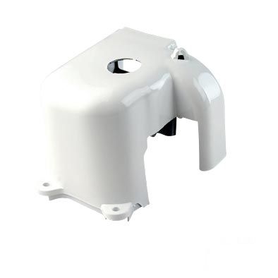 Cache cylindre MBK Booster - Stunt / Yamaha Bw's Slider blanc