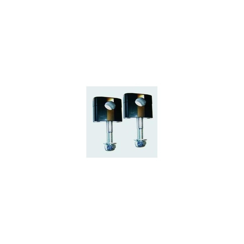 Pontet de guidon Brazoline Ø 22 mm noirs