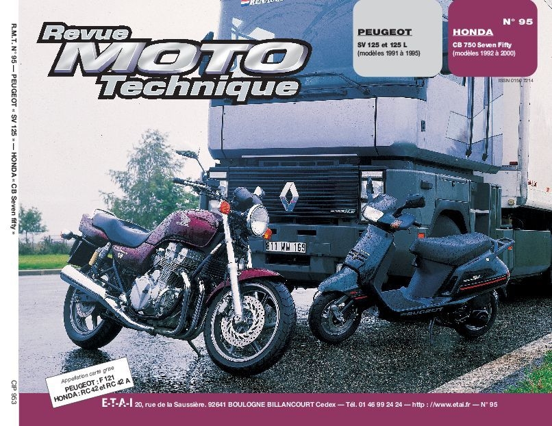 Revue Moto Technique 95.3 Peugeot SV 125