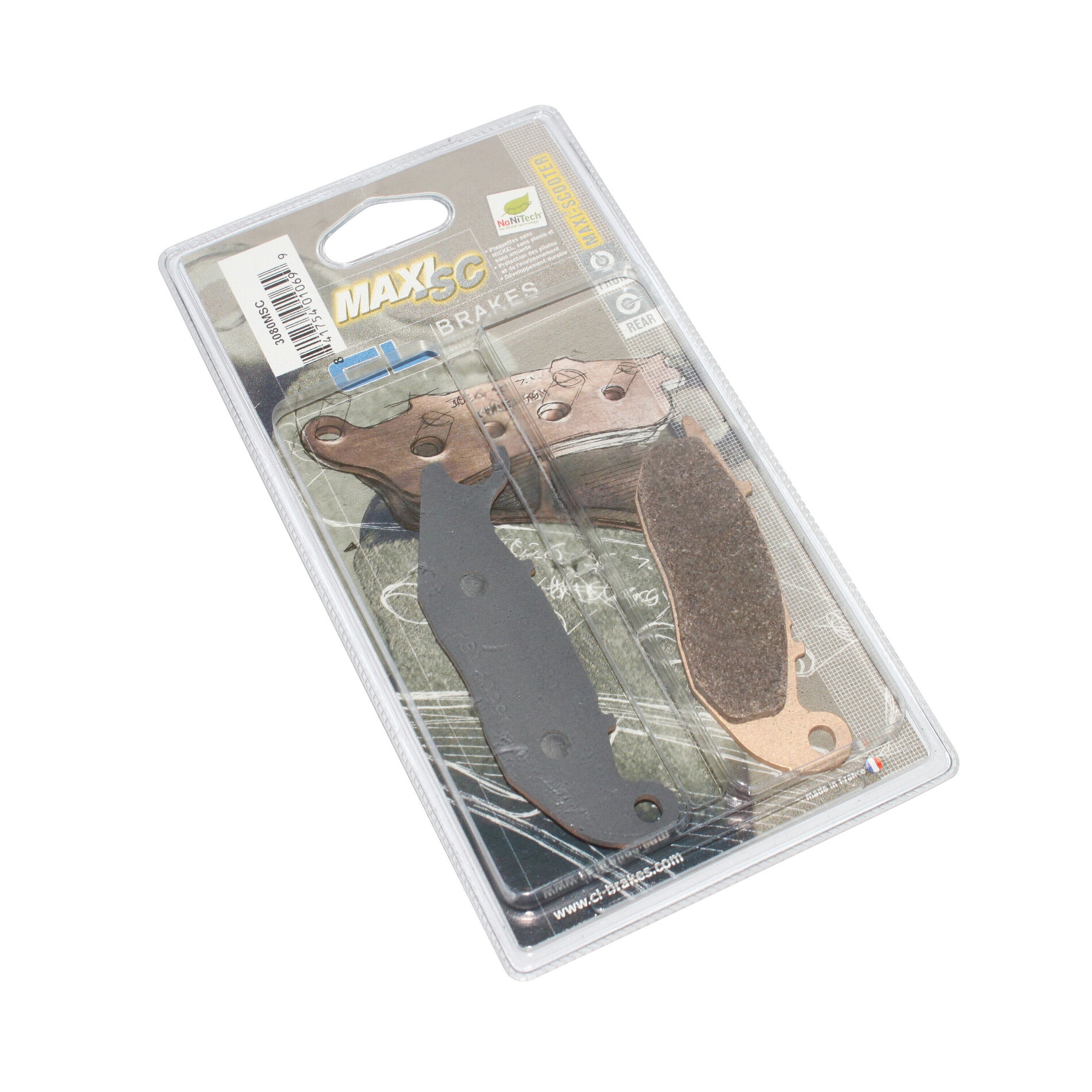 Plaquettes de frein Carbone Lorraine 3080MSC