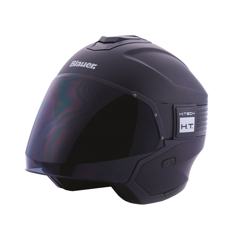 Casque jet Blauer Hacker noir mat - XS