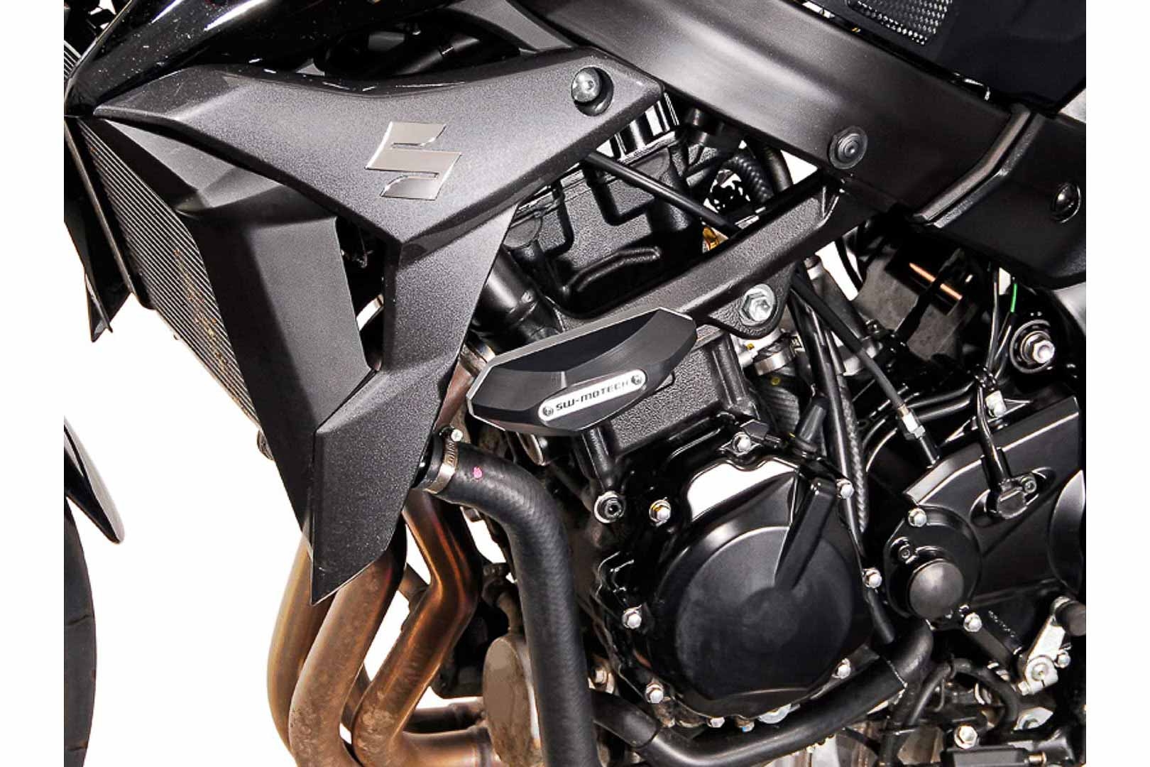 Kit de tampons de protection SW-MOTECH noir Suzuki GSR 750 11-