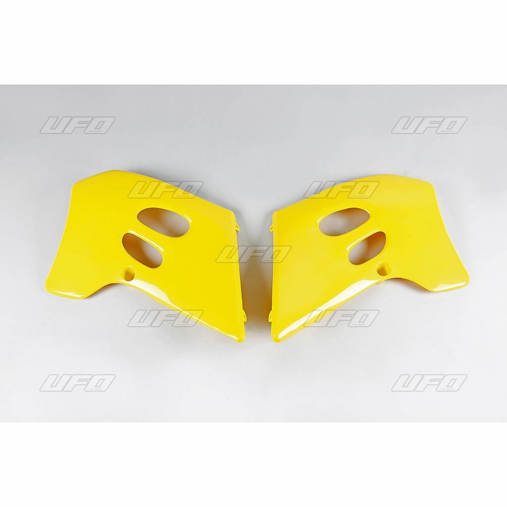 Ouïes de radiateur UFO Suzuki 250 RM 1993 jaune (jaune RM)