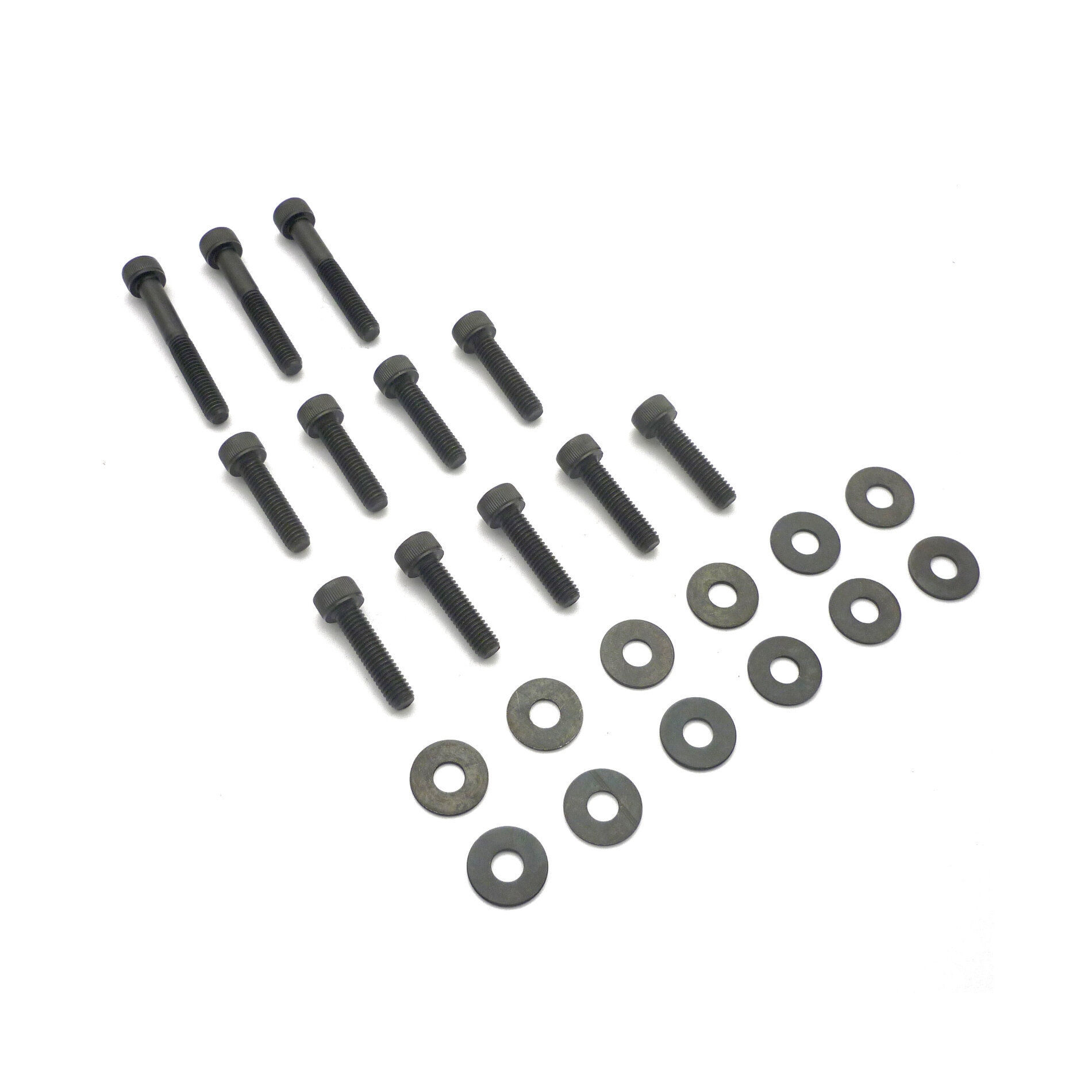 Kit de vis de carter acier pour Booster noir 6x25/40/45