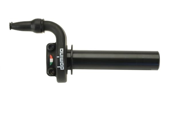 Poignée de gaz Domino MX 4T tirage rapide noire