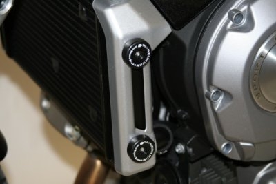 Tampons de radiateur R&G Racing noir Aprilia Mana 850 08-13