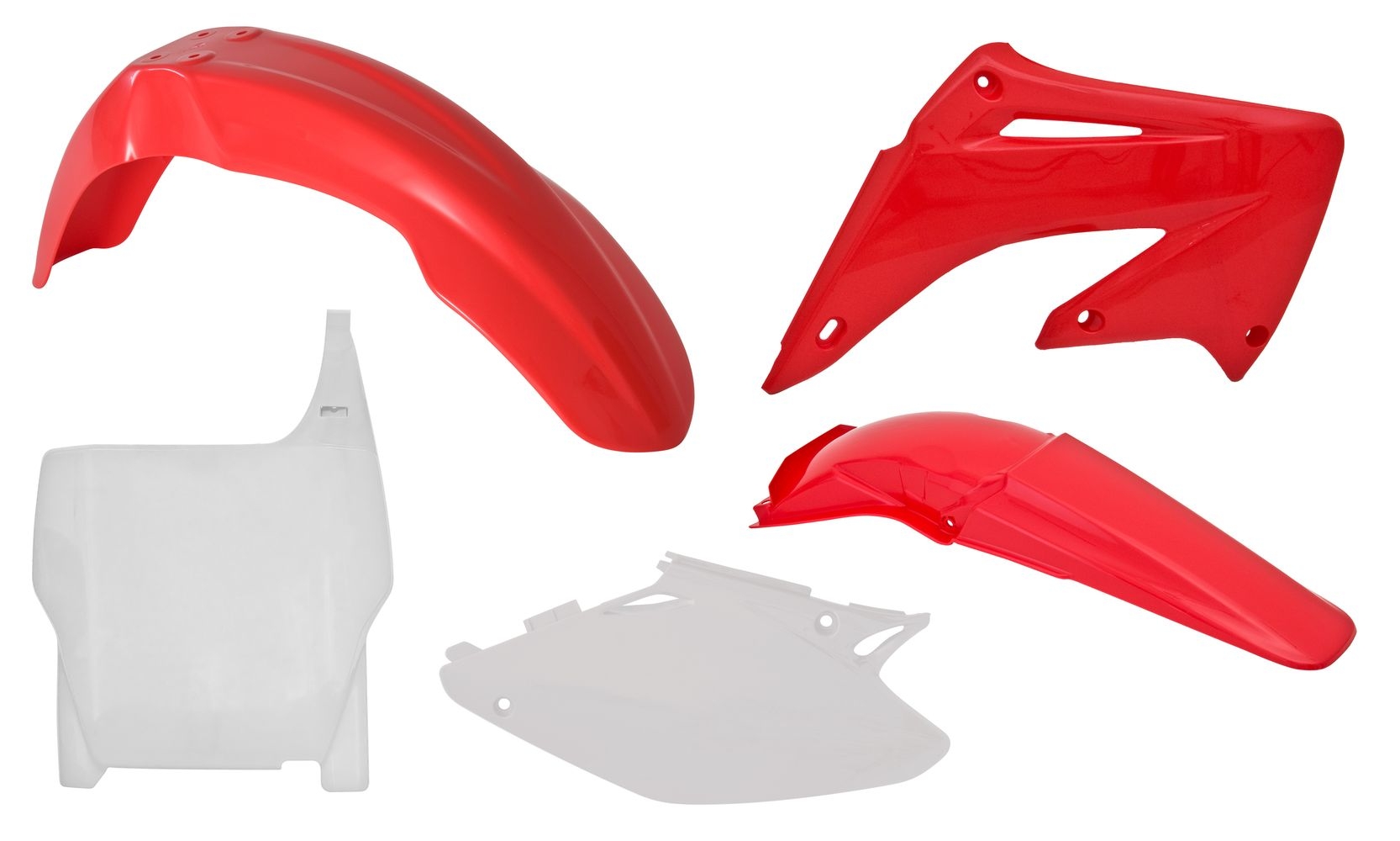 Kit plastique Racetech couleur dorigine pour Honda CR 125 R 04-07