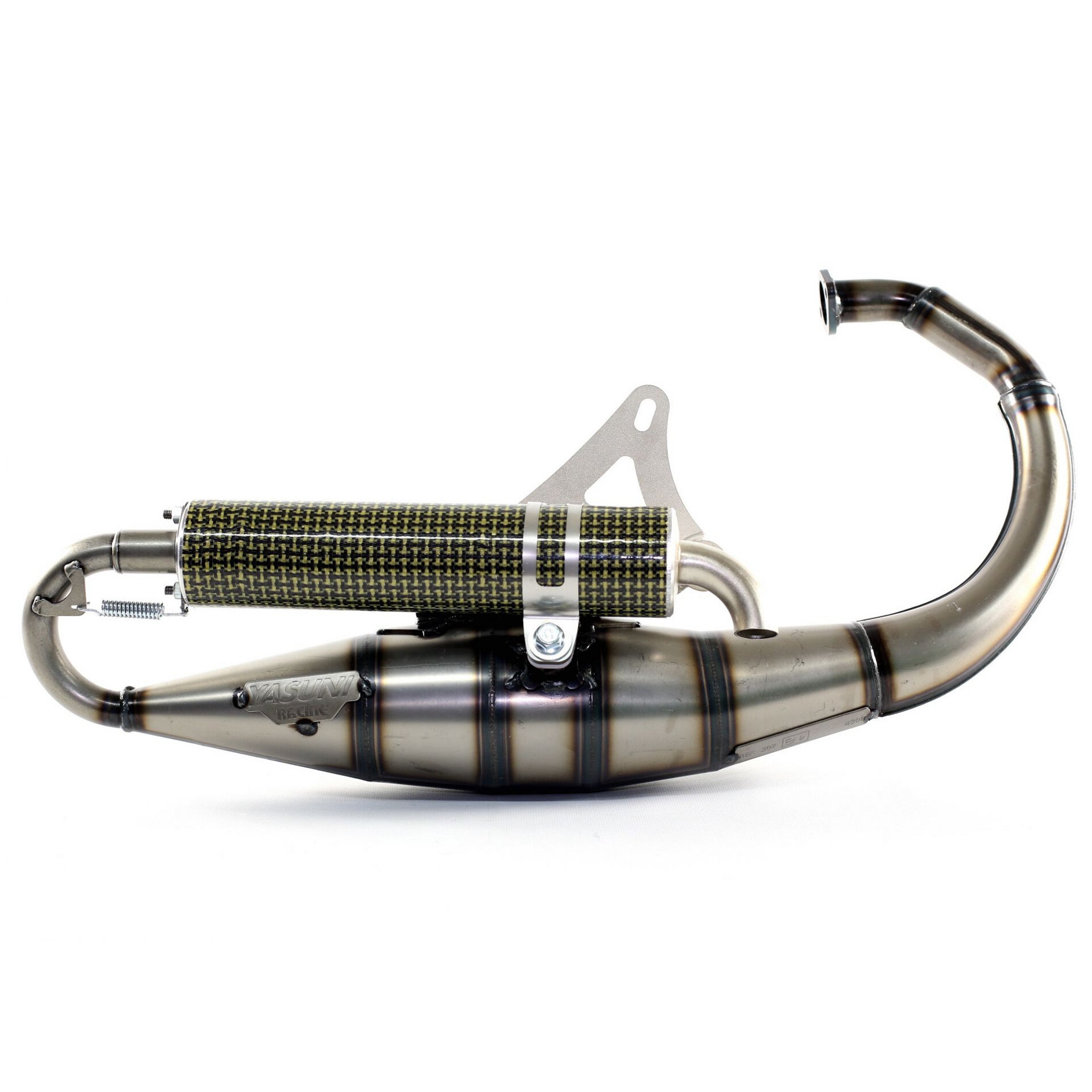 Pot d'échappement Yasuni R carbone/kevlar Booster/Stunt