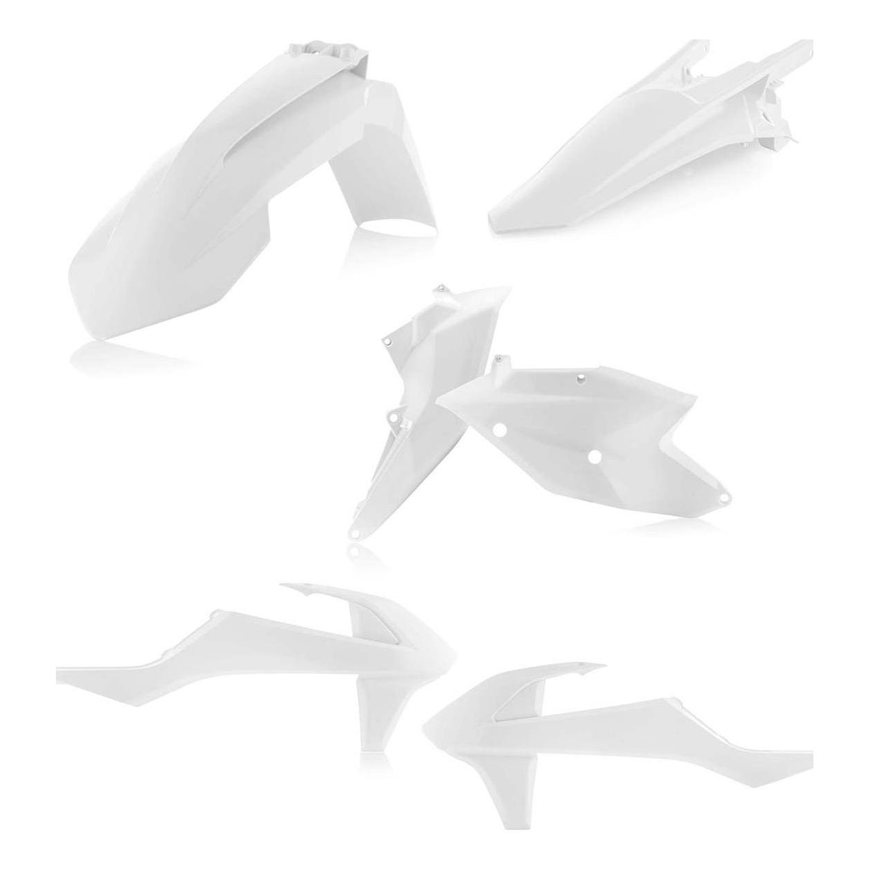 Kit plastiques Acerbis KTM 125 EXC 2019 blanc