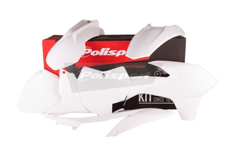 Kit plastique Polisport KTM 450 SX-F 13-15 blanc