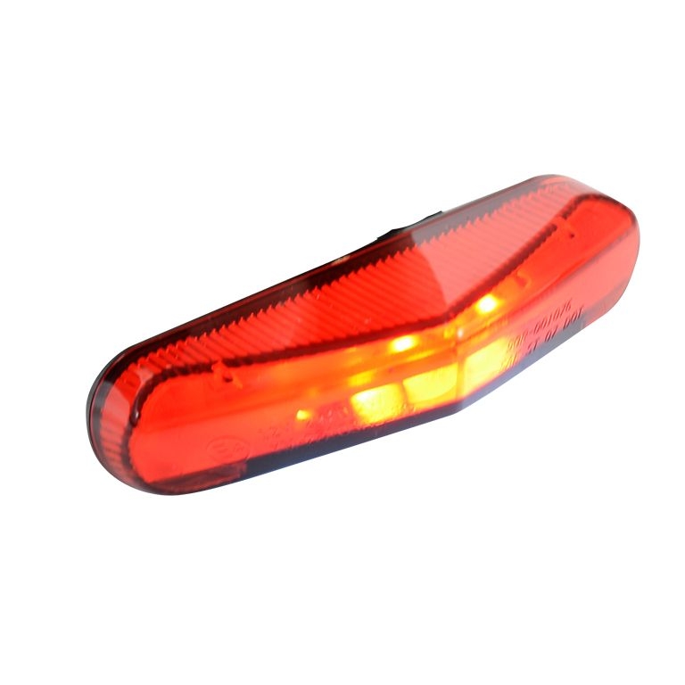 Feu arrière 1Tek Tuning universel Foggy fumé rouge avec éclairage de p