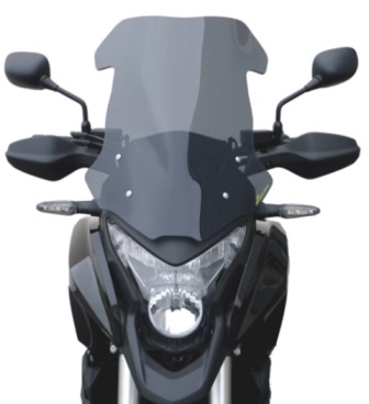 Pare-brise Bullster haute protection 48,5 cm fumé gris Honda VFR 1200