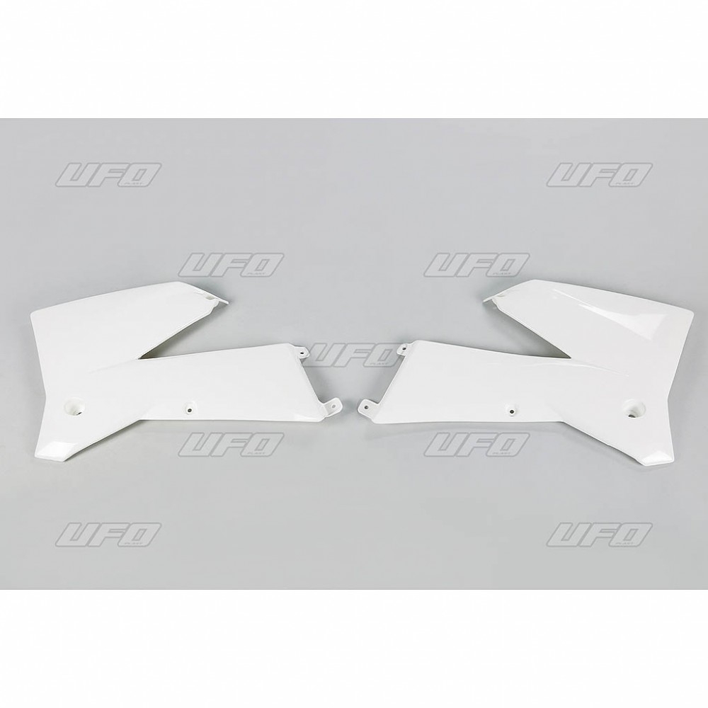 Ouïes de radiateur UFO KTM 125 EXC 05-07 blanc
