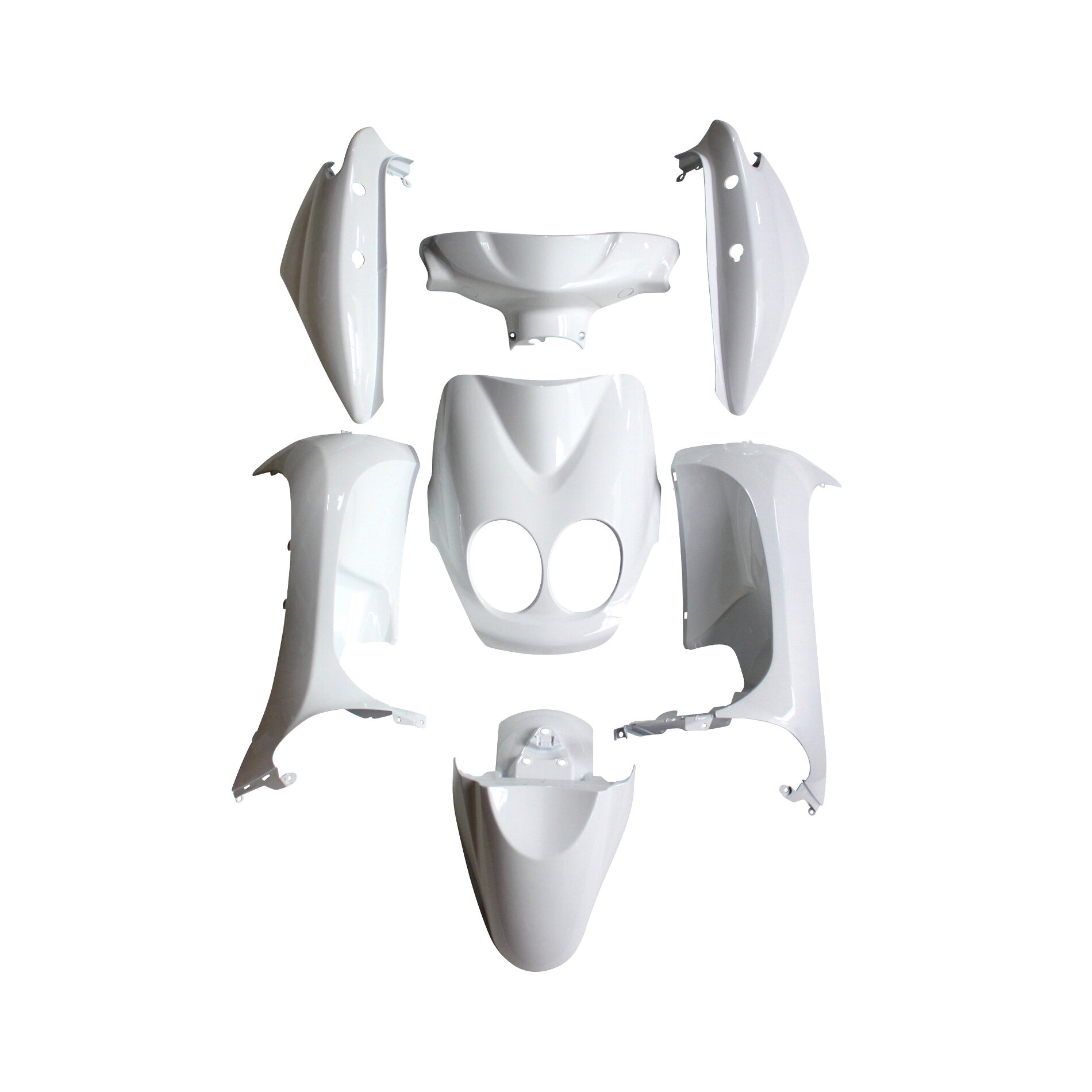 Kit Habillage adaptable pour Ovetto Neo's 2007 > - Blanc