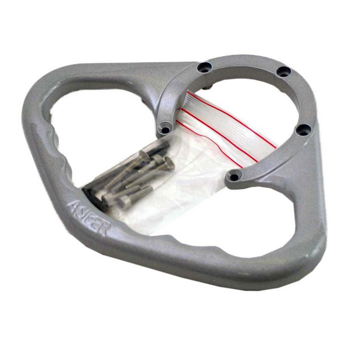 Poignée de réservoir A-SIDER argent pour Ducati Multistrada 1000 DS 03