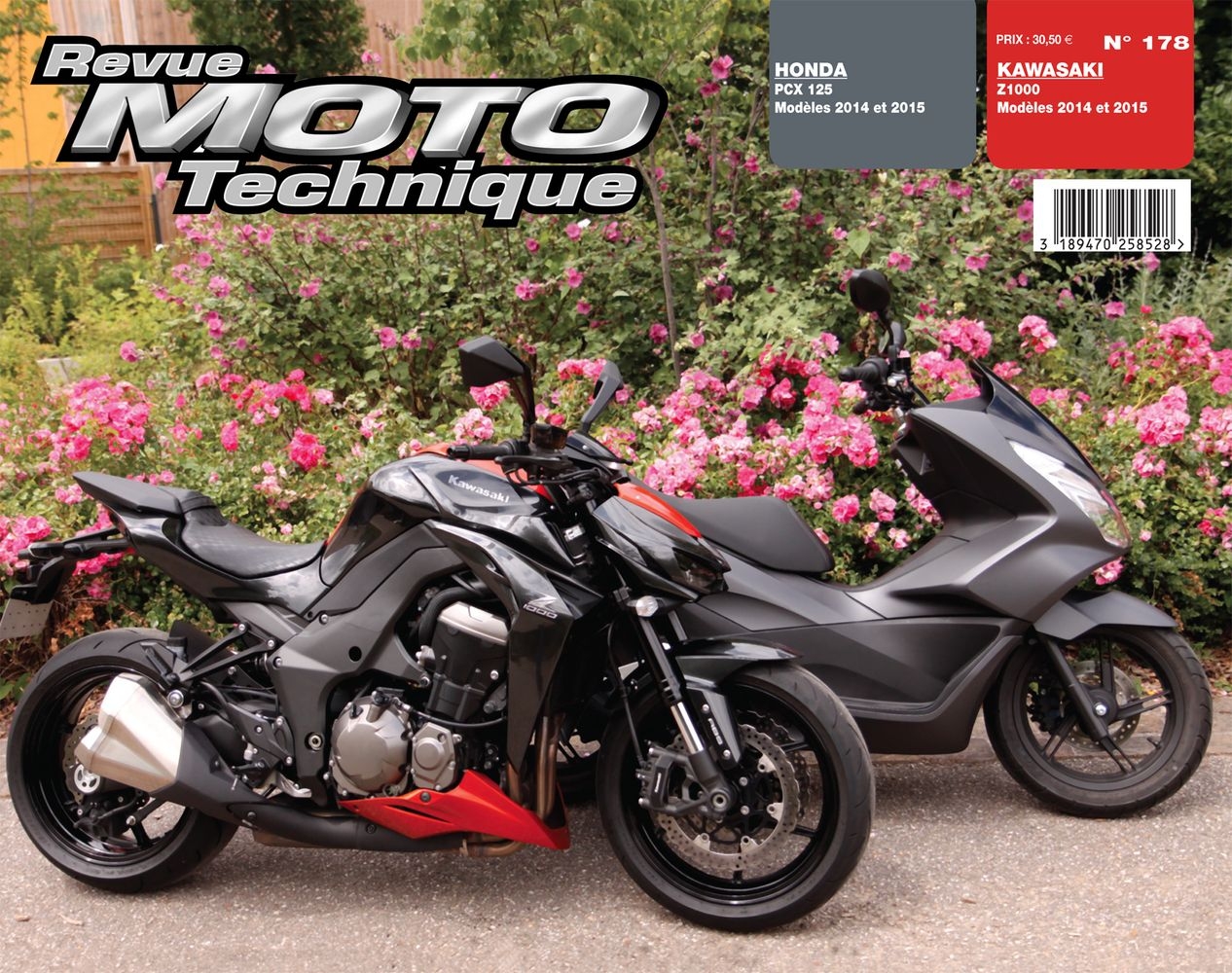 Revue Moto Technique 178 Kawasaki Z1000 14-15 / Honda PCX 125 14-15