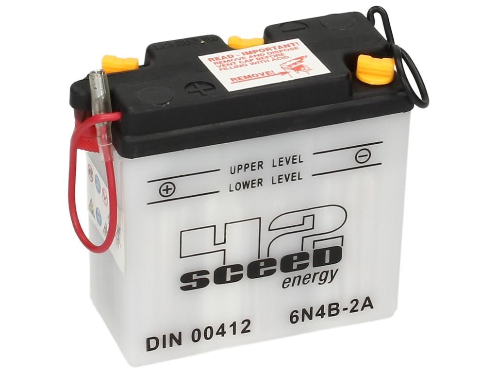 Batterie Sceed 42 6N4B-2A 6V 4Ah avec pack acide