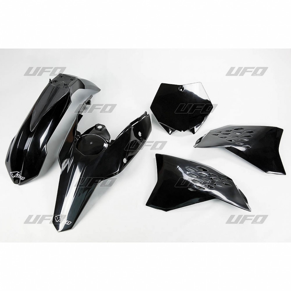 Kit plastique UFO KTM 125 SX 07-08 noir