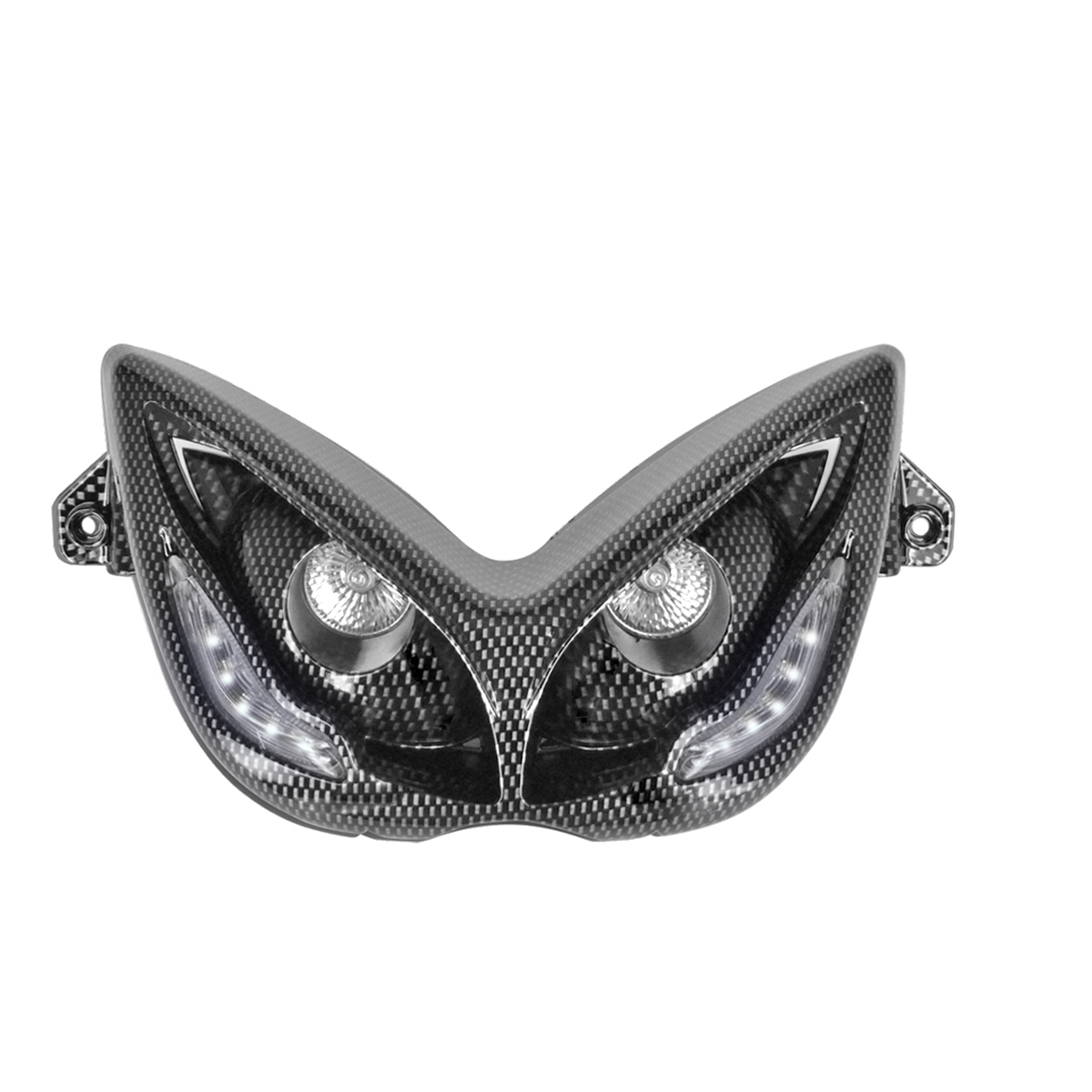Double Optique R8 Nitro carbone