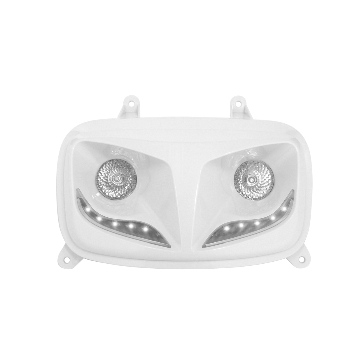 Double Optique R8 Booster 2004> - Blanc
