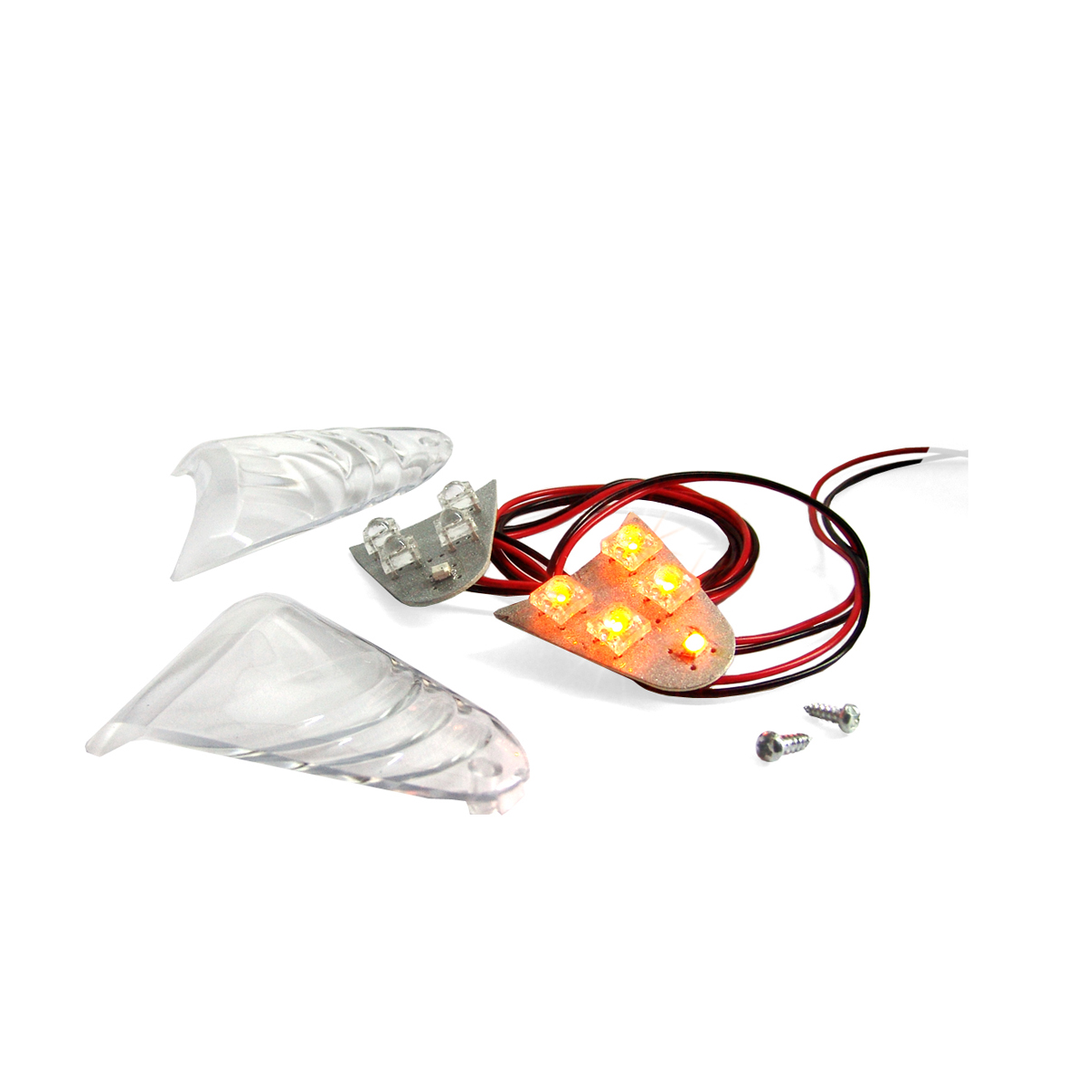 Clignotants TNT Tuning LEDs pour masque TNT Nitro - Orange