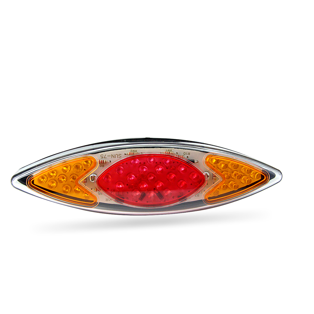 Feu arrière Eye + clignotants à leds Rouge / Orange