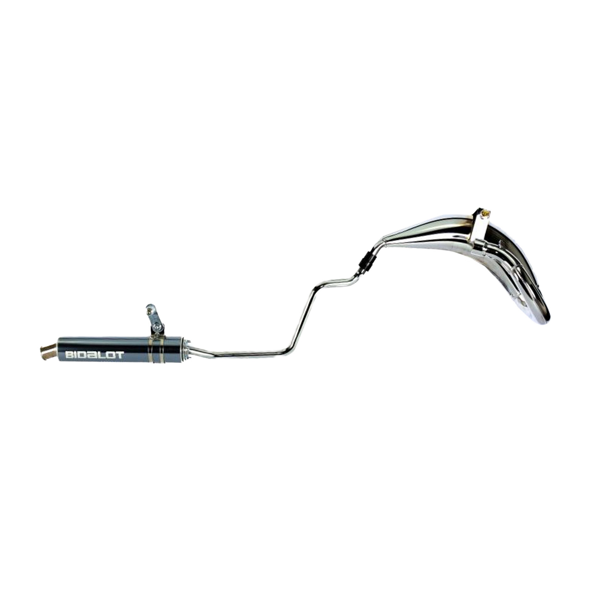 Pot Bidalot MXR chromé XPS X-Limit 2004> DT 2004> silencieux Gunmetal