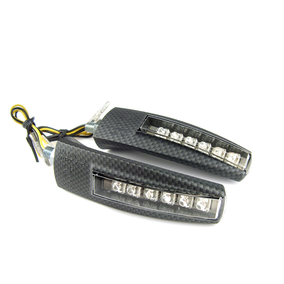 Clignotants TNT Tuning Viper LEDs homologués - Carbone