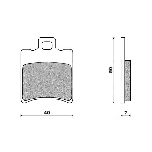 Plaquettes de frein Doppler 03 MBK Booster / Nitro