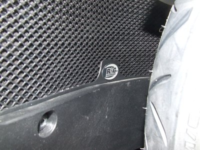Protection de radiateur noire R&G Racing Honda VFR 1200 non DCT 10-16