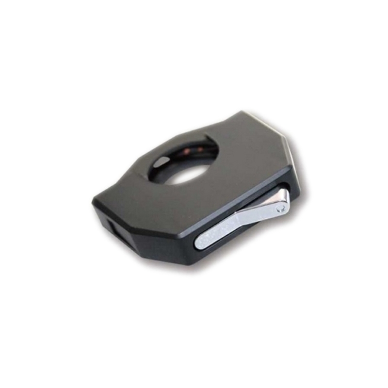 Commodo Daytona on/off bouton poussoir noir mat