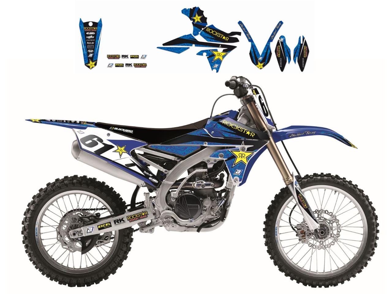 Kit déco Blackbird Rockstar Energy Yamaha 250 YZ 15-18
